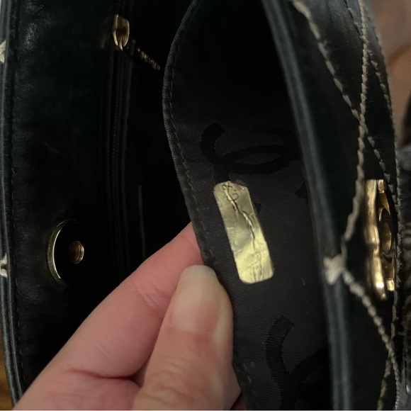 Chanel authentic wild stitch clutch - added insert strap - Picture 14 of 16